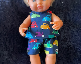 Dolls Clothes made to fit 38cm Miniland Doll.  2 piece set