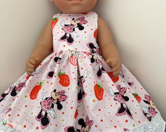 Dolls Clothes - Dress Made for 43cm Baby Born Dolls.  Size Medium