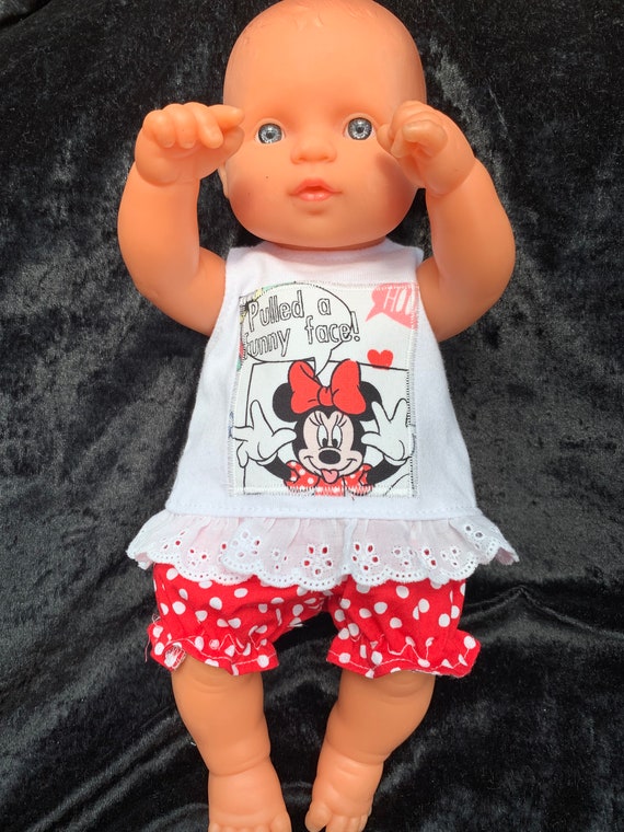 Dolls clothes made to fit 38cm Miniland Dolls Sleeveless Dress size Small
