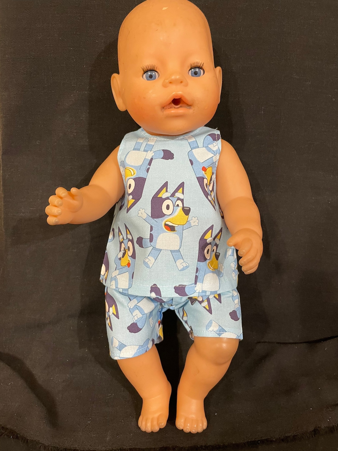 Dolls Clothes Made to Fit 43cm Baby Born Dolls. Sleeveless Top and