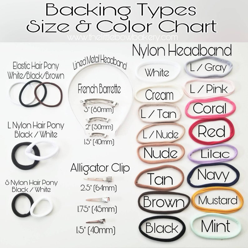 Cheer Bow Size Chart