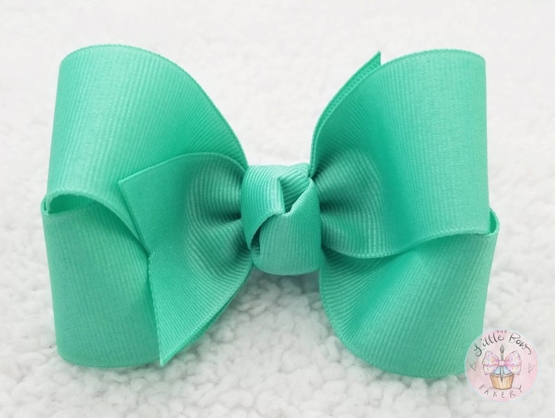 Lucite Boutique Hair Bow 4 Inch Bow Girls Hair Bows Twisted Etsy