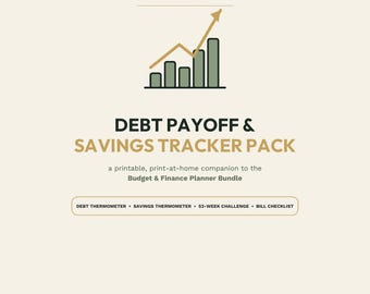 Pakiet Budżet i Finanse, Hiperlinkowany Planer Cyfrowy + Pakiet Śledzenia Oszczędności w Spłacie Zadłużenia, GoodNotes Notability