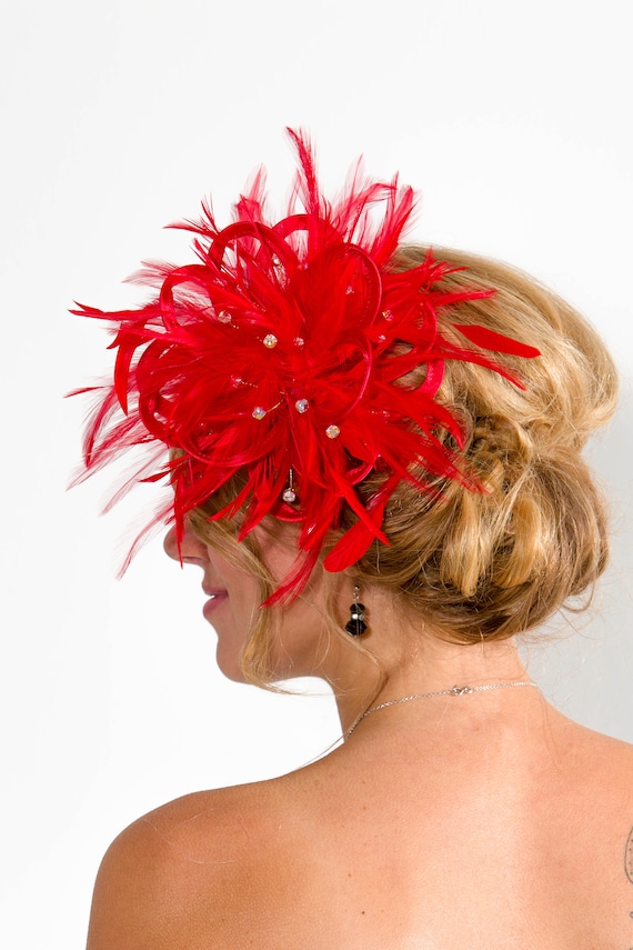 black and cream fascinator hat