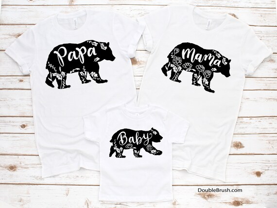 bear family shirt set