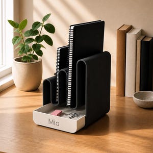 Organizzatore da scrivania con cassetto | Organizzatore 3D personalizzabile per ufficio e ufficio domestico