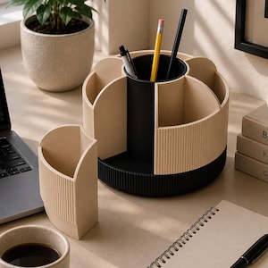 Schreibtisch Organizer Modular / Stiftehalter & Büro Organizer / LYLE 3D gedruckte Schreibtisch Aufbewahrung