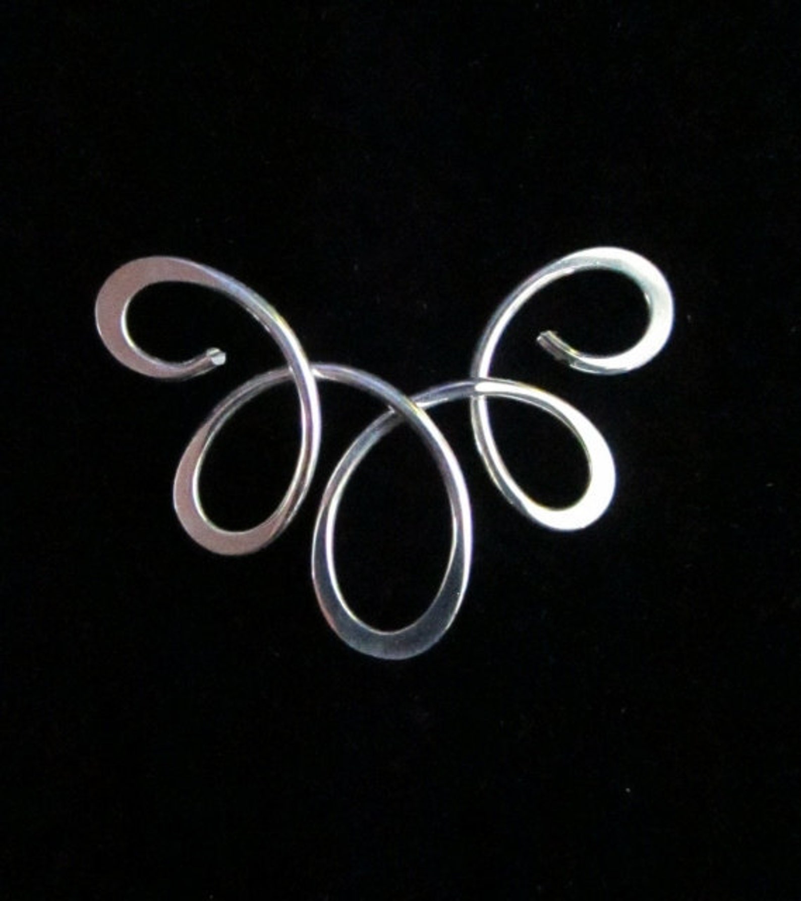 Sterling Silver Triple Charm Holder Mother's Necklace Etsy