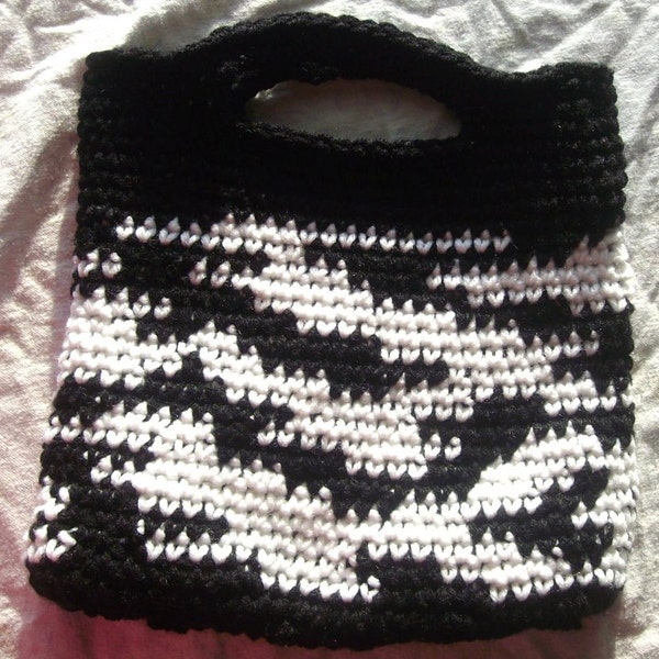 Zebra Tote Bag/Purse Pattern - INSTANT DOWNLOAD - Crochet PDF Pattern