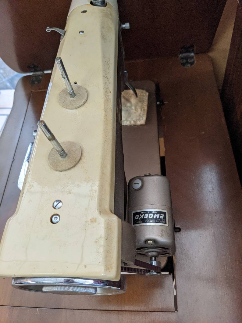Emdeko Made in Japan Vintage Electric Antique Sewing Machine Etsy