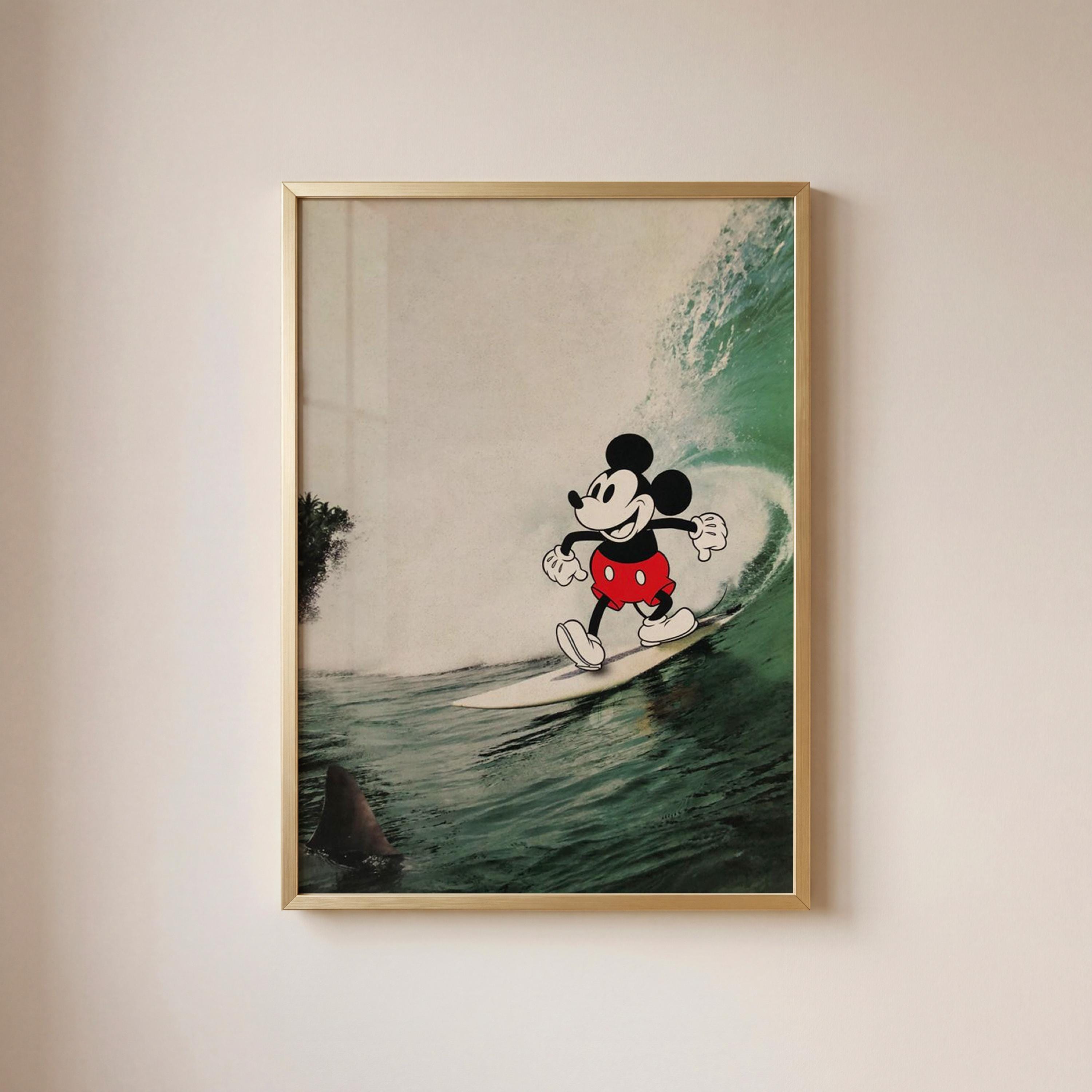 Mickey surf board - Etsy 日本