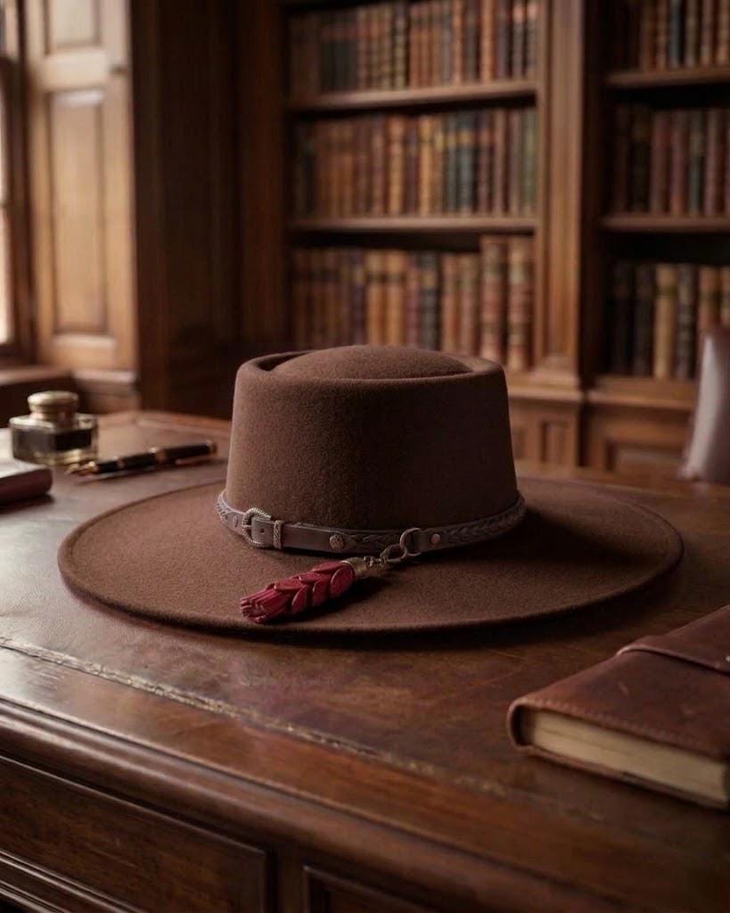 Western Flat Brim Hat - Etsy