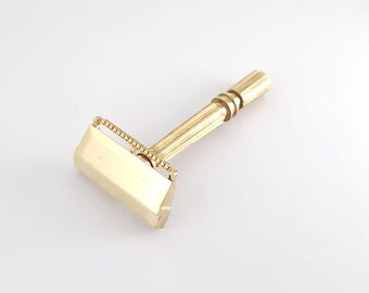 GEM Micromatic Clog Pruf Peerless Cleaned Vintage Single Edge Safety Razor
