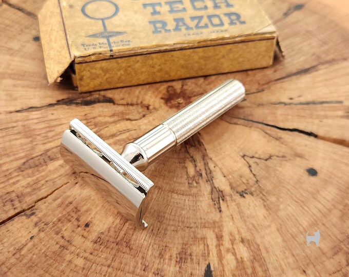 Gillette Fat Handle Tech Vintage Double Edge Safety Razor - Etsy