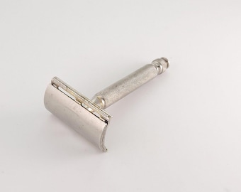 Gillette Ball End Tech Y4 1953 Cleaned Vintage Double Edge Safety Razor