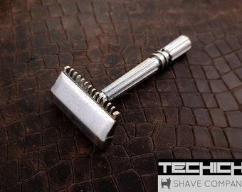GEM Micromatic Open Comb Vintage Single Edge Safety Razor for Shaving