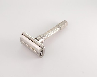 Gillette Slim Adjustable H2 1962 Cleaned Vintage Double Edge Safety Razor