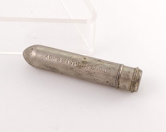 Claudius Ash & Sons Vintage Metal Styptic Pencil Container