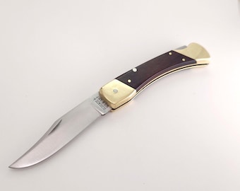 Vintage Schrade+ USA LB7 Uncle Henry Bear Paw Lockback Folding Knife Pre-1980
