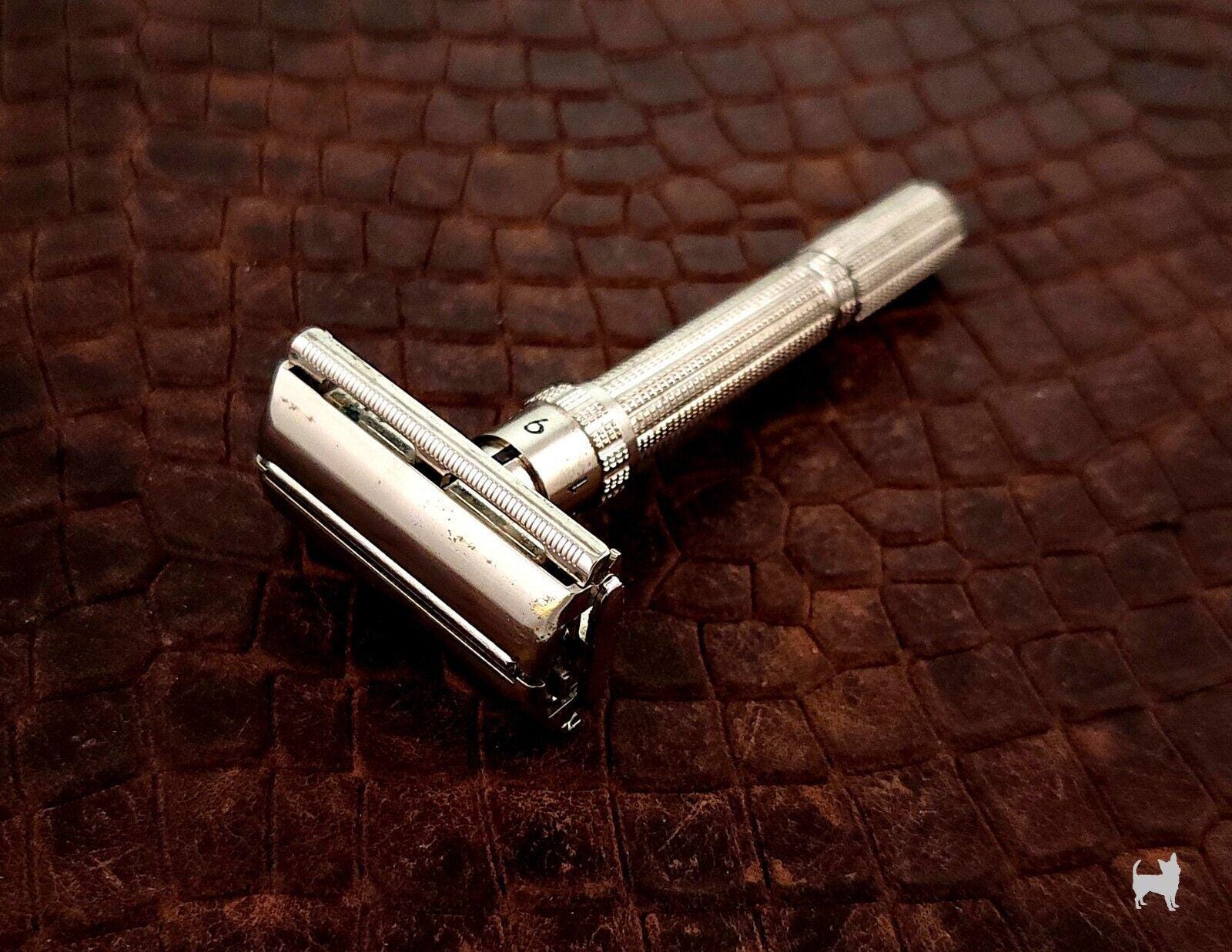 Gillette Slim Adjustable Vintage DE Safety Razor - 1964 J3