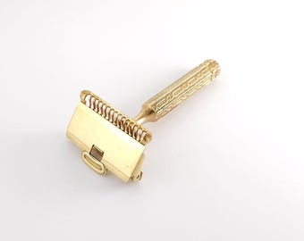 Ever-Ready 1912 Brass Cleaned Polished Vintage Single Edge Safety Razor