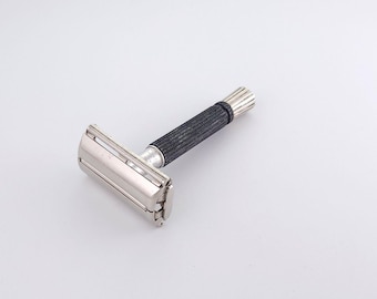 Gillette Black Handle Super Speed M2 1967 Cleaned VTG Double Edge Safety Razor