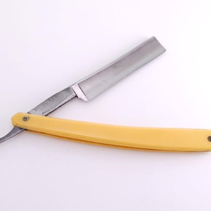 Vintage FT Pitt R.S. House Pittsburgh PA Straight Razor German Hollow Ground