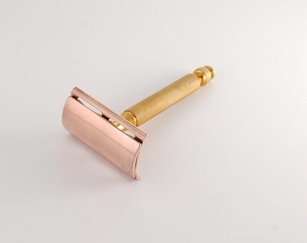Gillette Tech Head on Ball End Tech Handle Cleaned VTG Double Edge Safety Razor