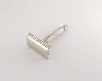 Gillette Ball End Tech J4 1964 Cleaned Vintage Double Edge Safety Razor