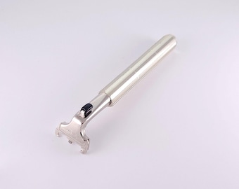 Rasoio vintage Gillette Atra Z3 1979 pronto per la rasatura, pulito, con cartuccia.