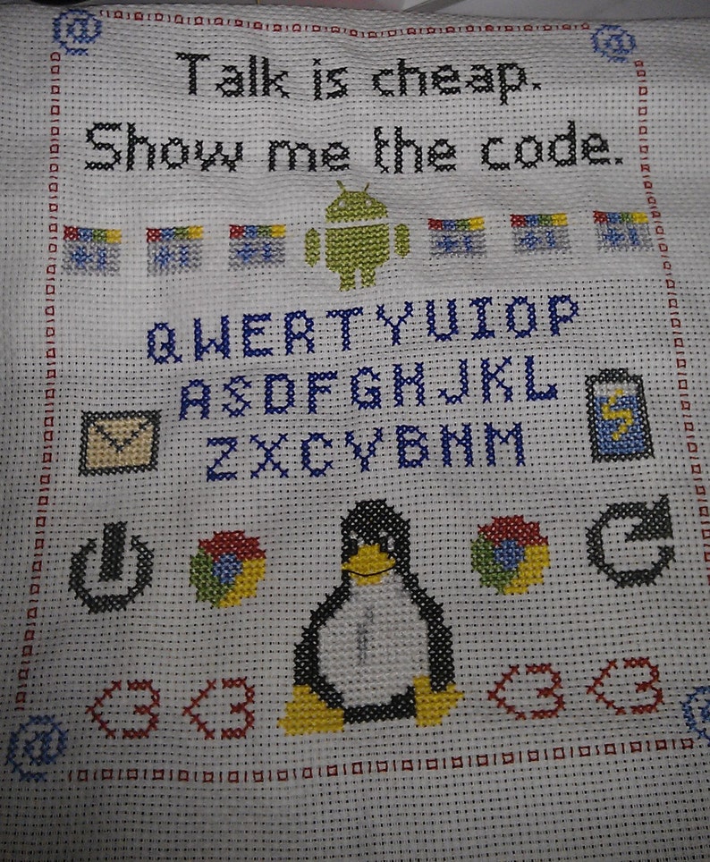 A Geek's Cross Stitch Sampler Pattern Etsy