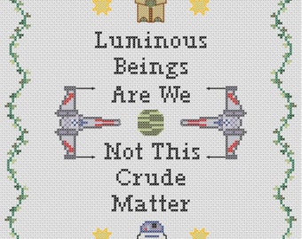 Star Wars Inspired Luminous Beings Sampler Pattern