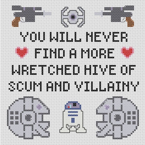 Star Wars Inspired Villainy Sampler Pattern