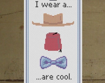 Dr Who Inspired Bow Ties Are Cool Cross Stitch Pattern