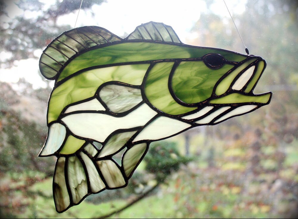 stained glass fish