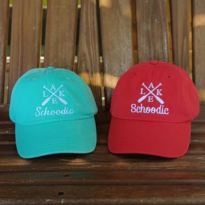 Custom Embroidered Lake Name Dad Hat: Unisex Boating Cap