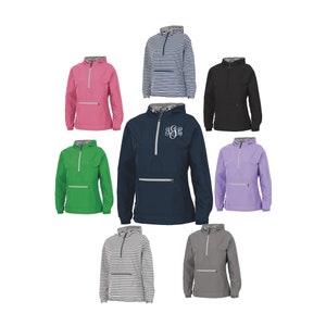Monogrammed Anorak Windbreaker: Charles River Apparel Ladies Chatham Jacket