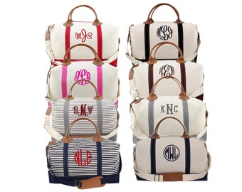 Personalized Weekender Bag, Monogram Weekender Bag, Monogram Duffel Bag, Personalized Travel Bag, Personalized Luggage