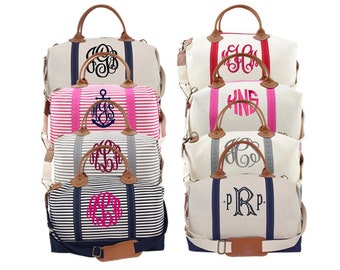 Personalized Weekender Bag, Monogram Weekender Bag, Monogrammed Weekender Duffel Bag, Personalized Travel Bag, Graduation Gift, Wedding Gift