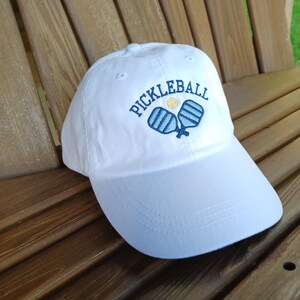 Embroidered Pickleball Hat: Personalized Cotton Twill Dad Cap Pickleball Social Club image 18
