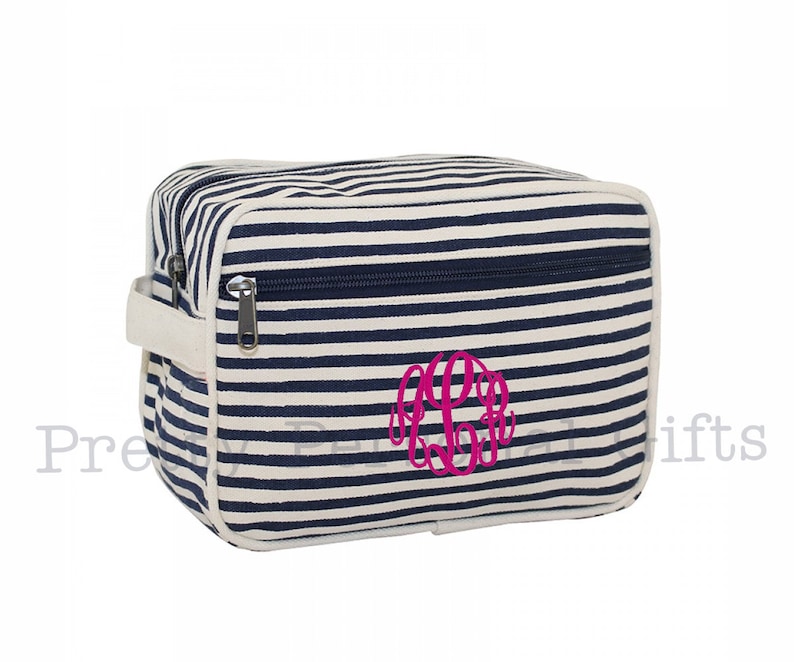 navy toiletry bag