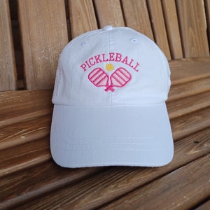 ladies pickleball hat, pickleball gift, hat for pickleball team