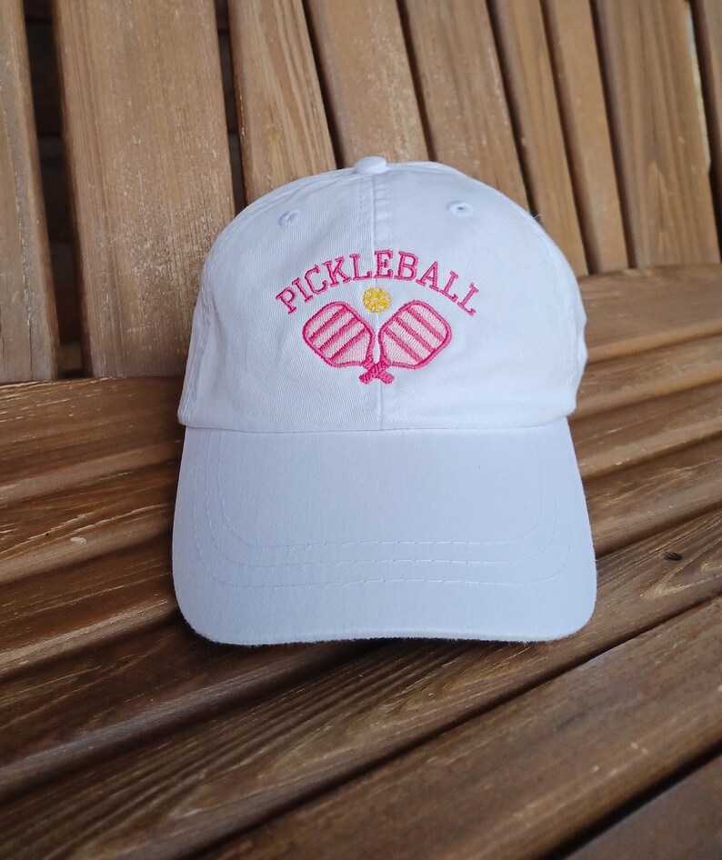 ladies pickleball hat, pickleball gift, hat for pickleball team