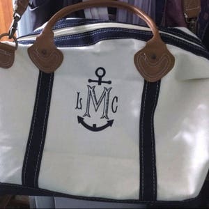 Monogrammed Weekender Bag