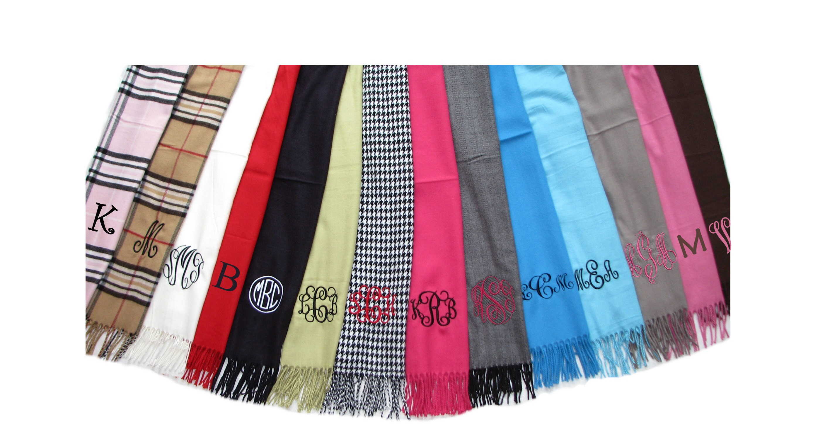 Personalized scarf for her Clearance