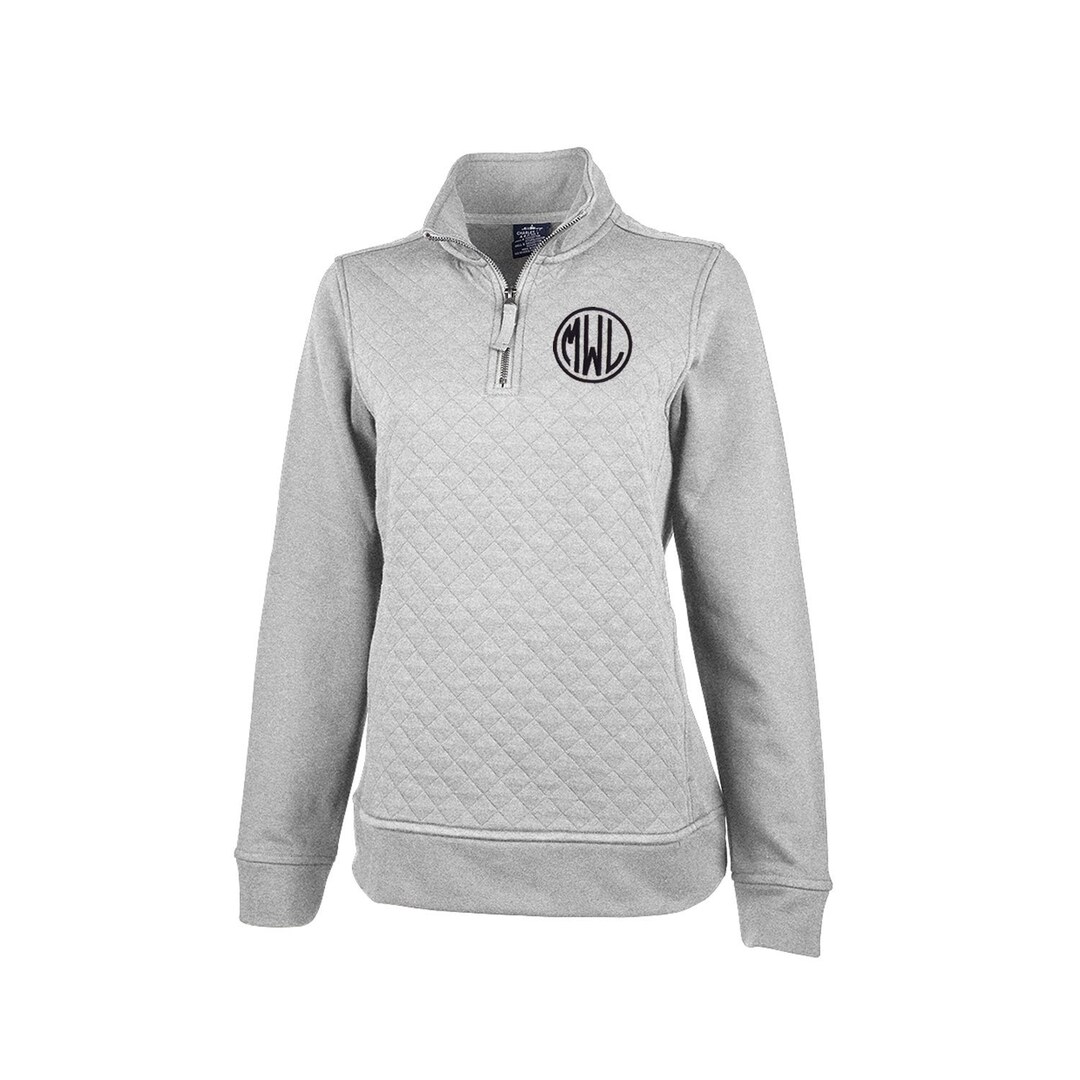 Cutout Quarter Zip Sweatshirt