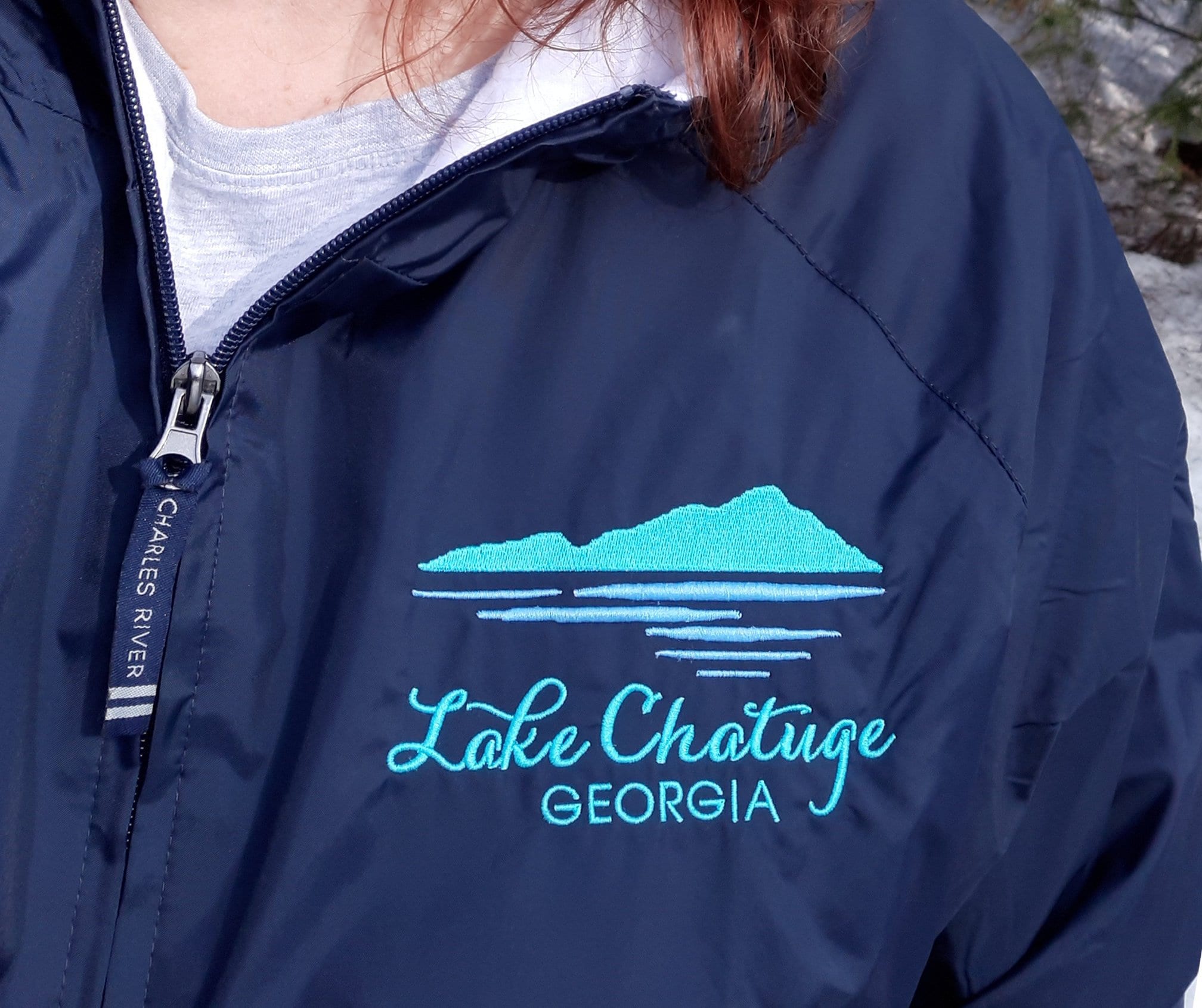 charles river windbreaker custom