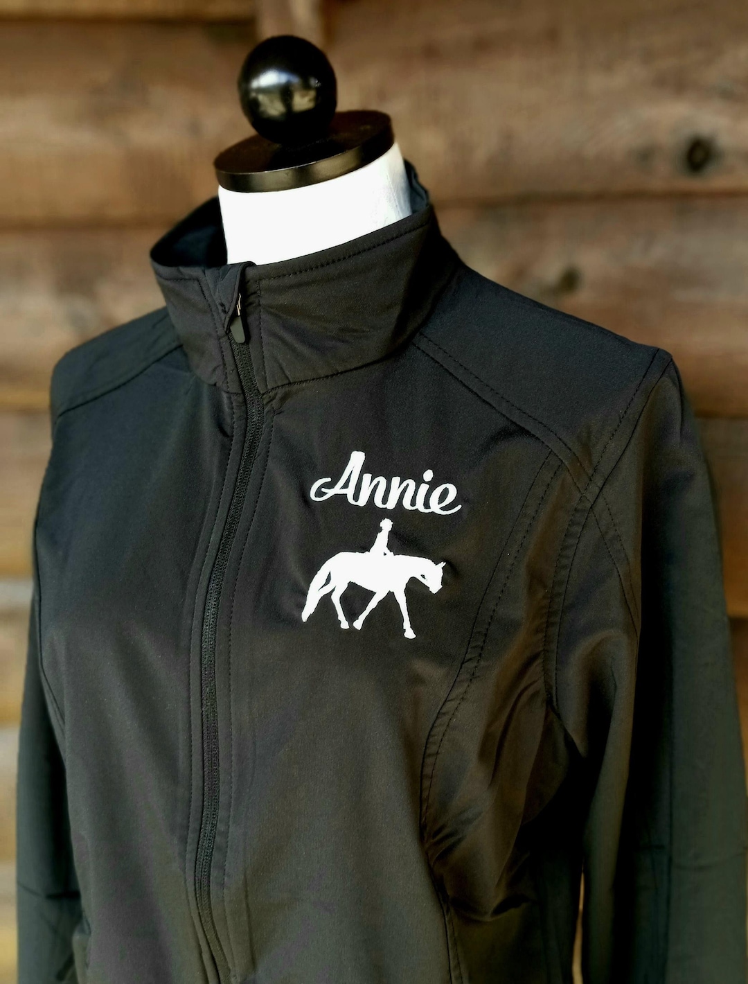 Customaized Riding Jacket Personalized Ladies Equestrian Riding Jacket: Embroidered Horse Apparel ...