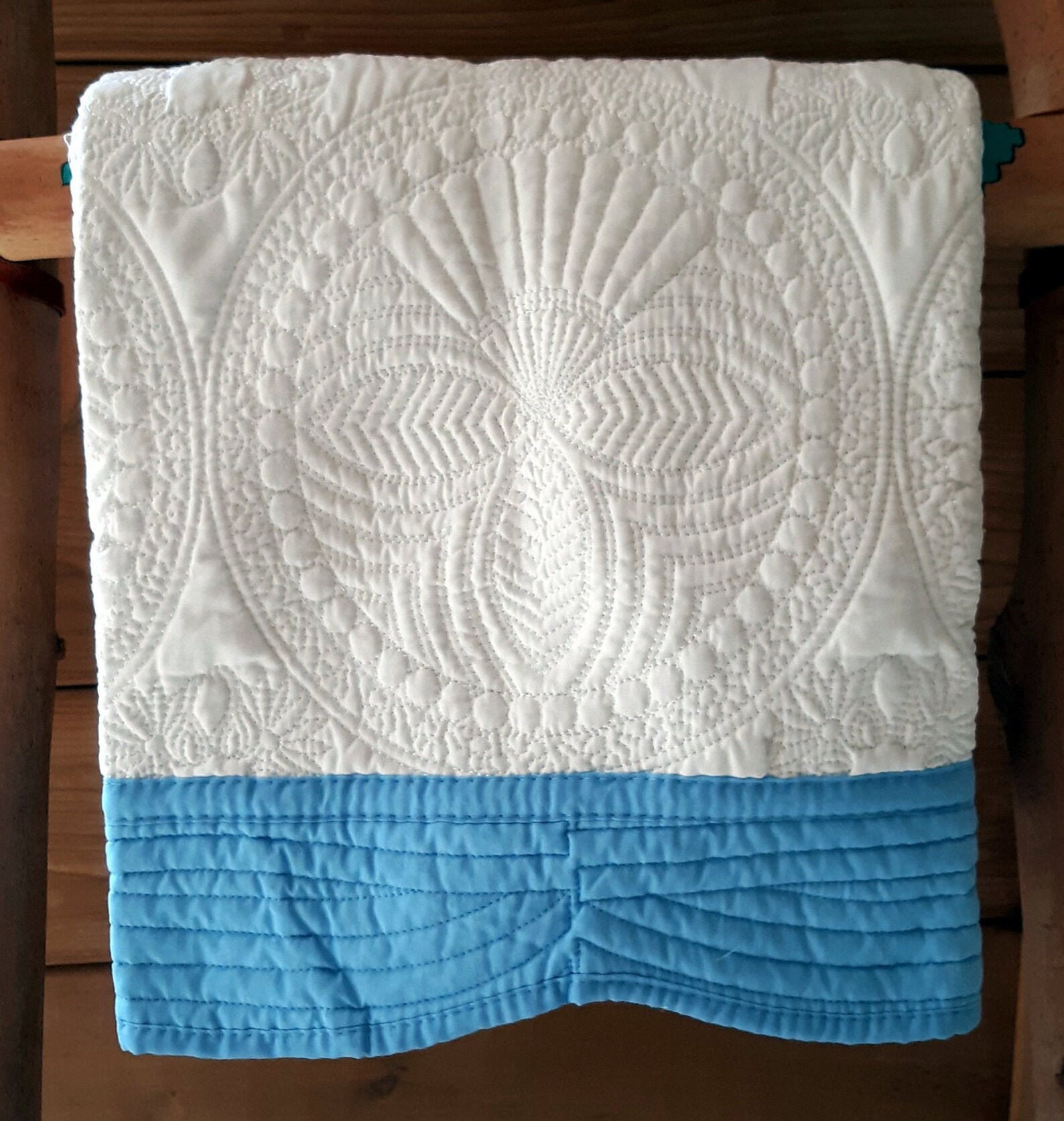 Heirloom Baby Quilt With Monogram Monogrammed Baby Blanket Etsy