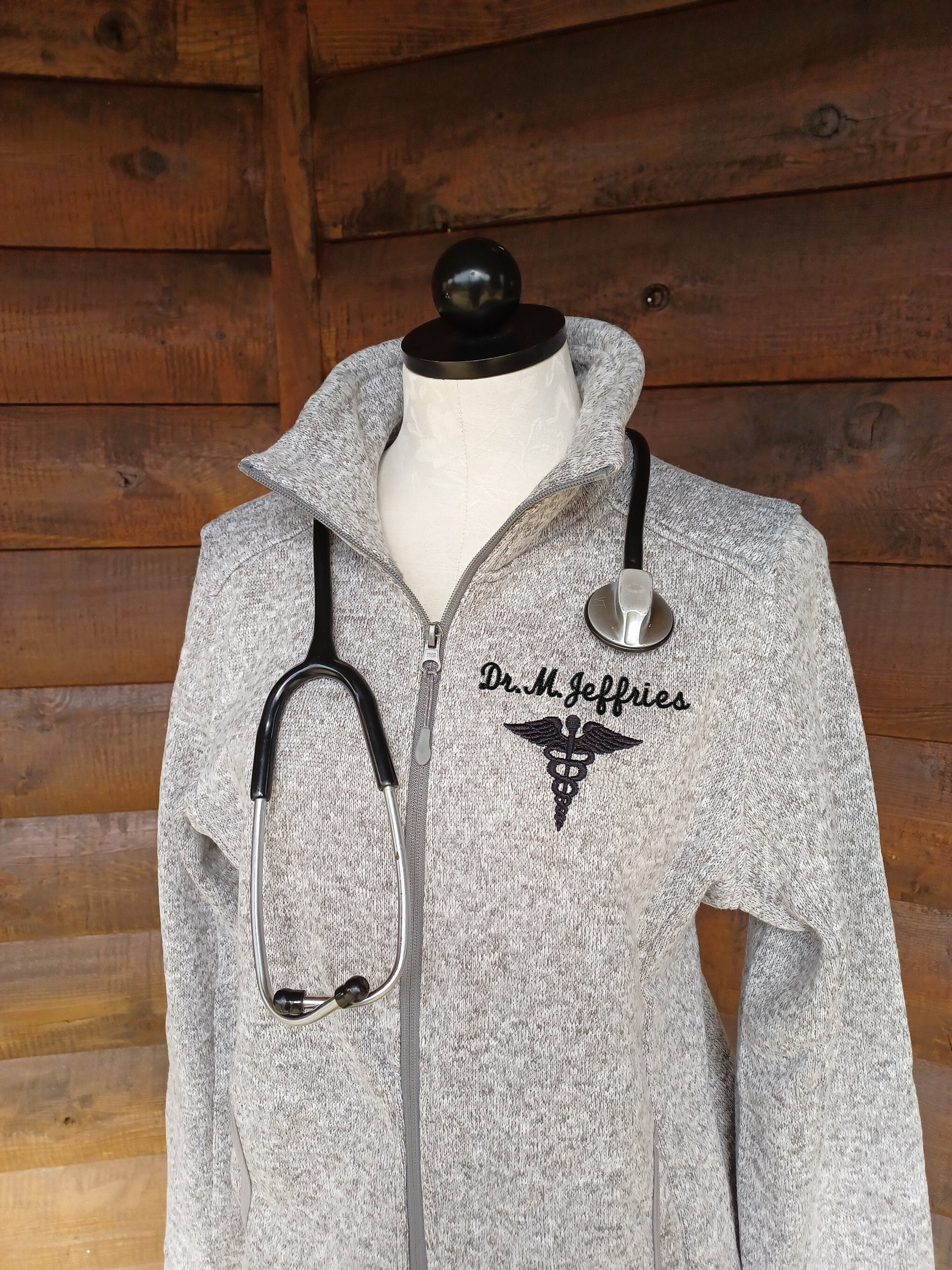 Ladies Personalized Doctor Jacket Embroidered Dr Jacket - Etsy
